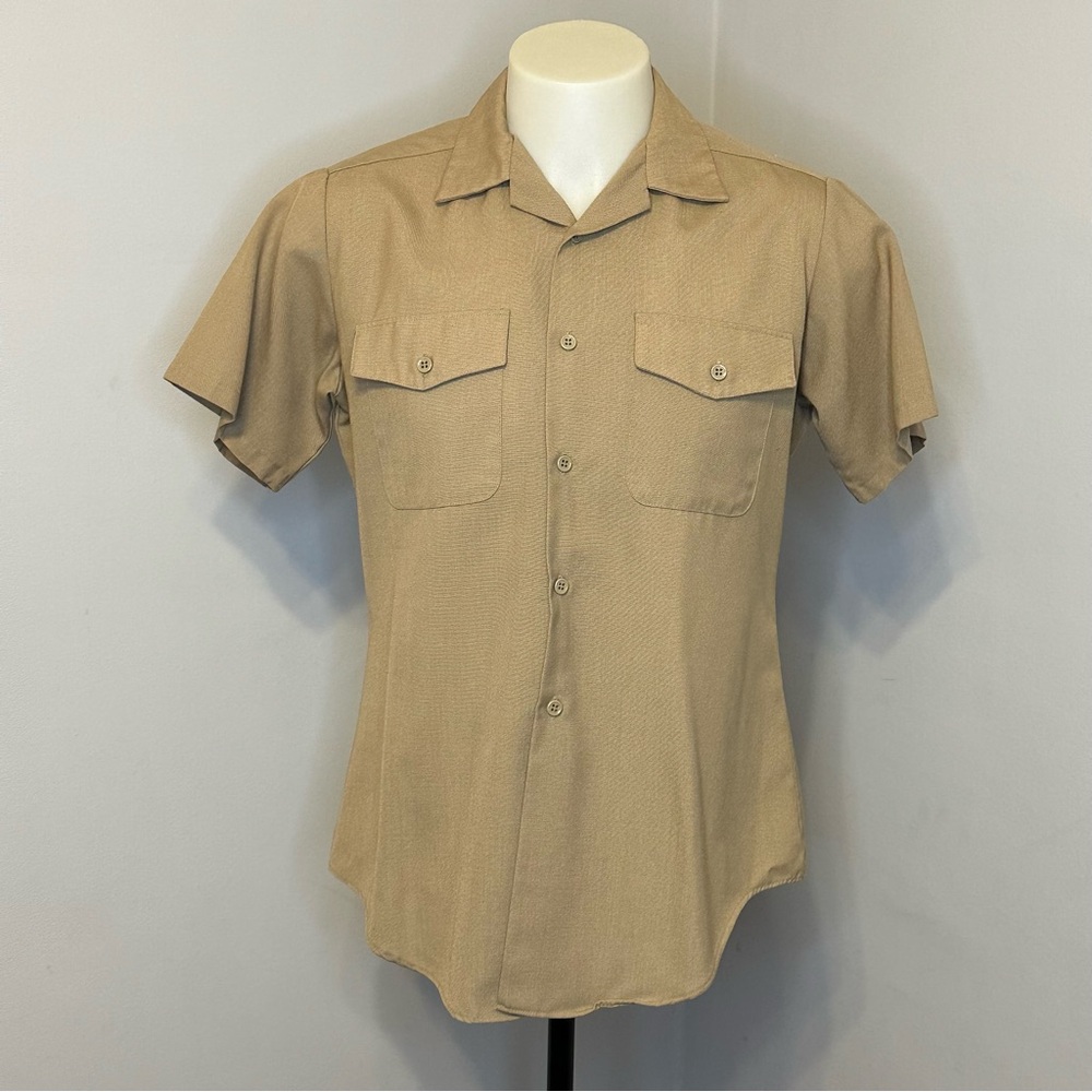 Vintage Flying Cross Button Down Uniform Shirt